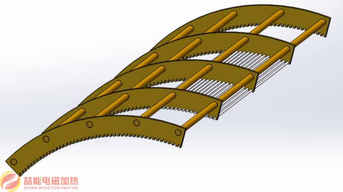 電磁加熱結(jié)構(gòu)設(shè)計(jì)示意圖
